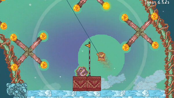 Grapple Bear: Schwinge dich durch 40+ Level Screenshot 2