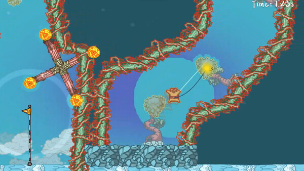 Grapple Bear: Schwinge dich durch 40+ Level Screenshot 5