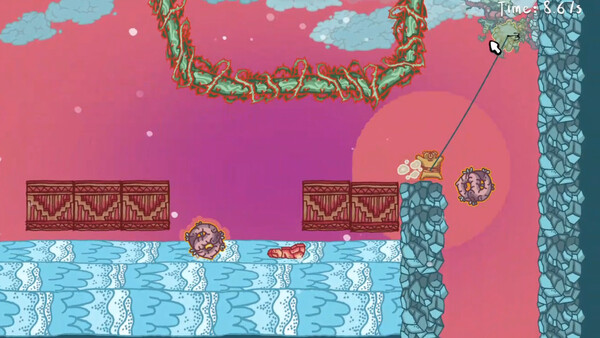Grapple Bear: Schwinge dich durch 40+ Level Screenshot 8