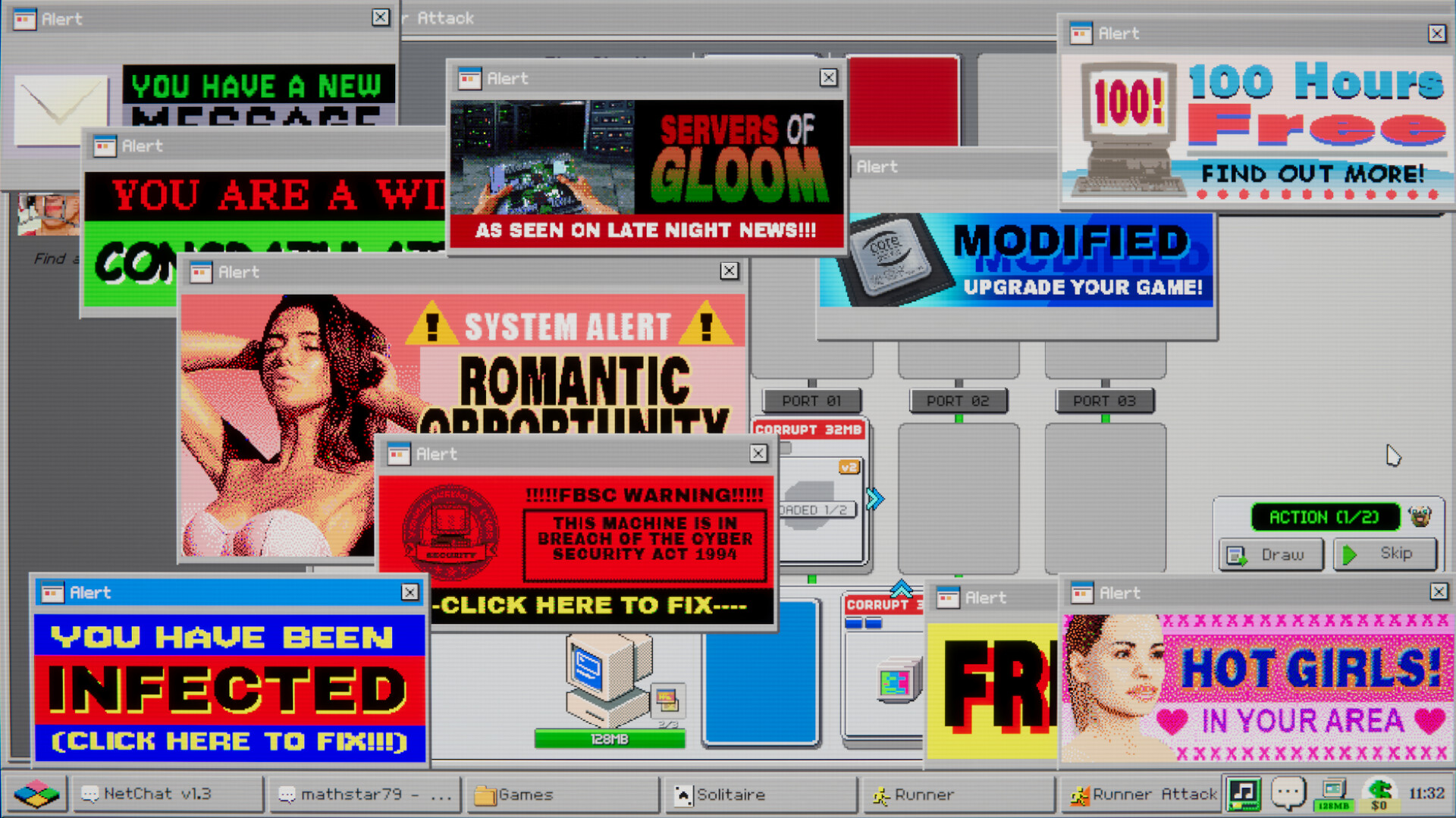 Village Studios enthüllt Hack ’95 Screenshot