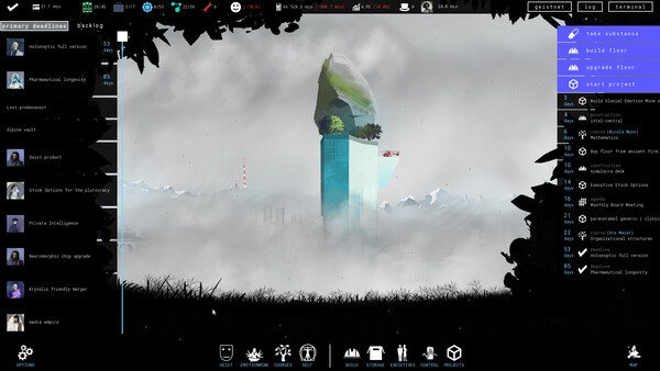 Holonoptic: Cyberpunk-Wirtschaftssimulator erscheint Screenshot 1