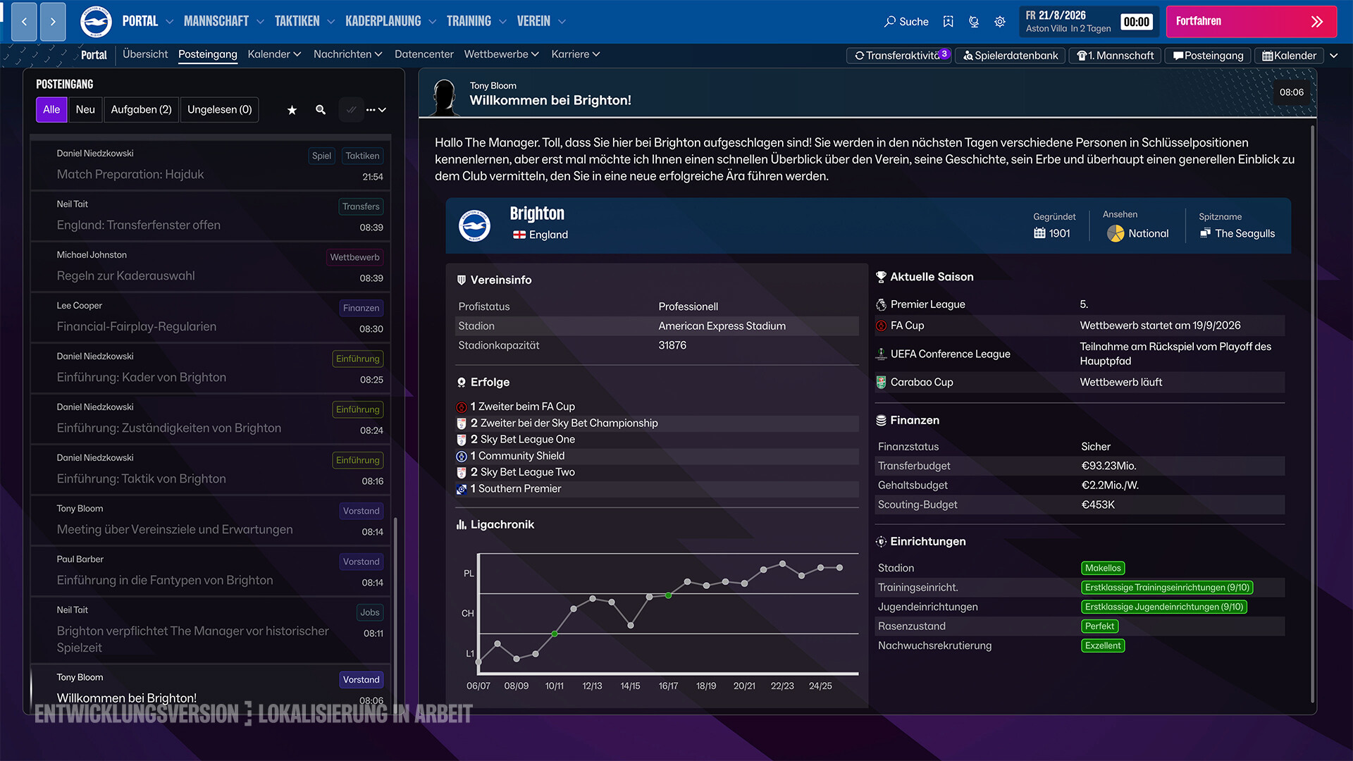 Football Manager 27 erscheint am 10. November für PC und Konsolen Screenshot