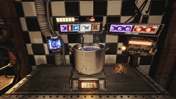 Sated: Düsteres Horror-Kochspiel mit Slot-Mechanik angekündigt Screenshot 1