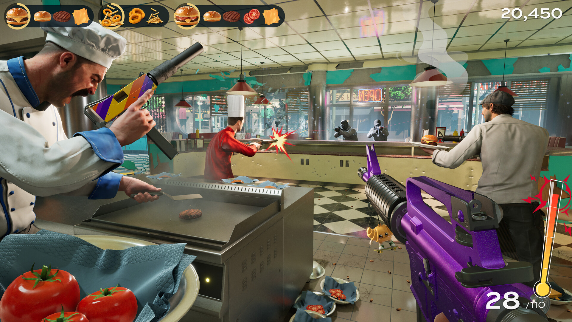 Mayhem à la Carte: Skurriler Mix aus Kochsimulation und Koop-Shooter Screenshot
