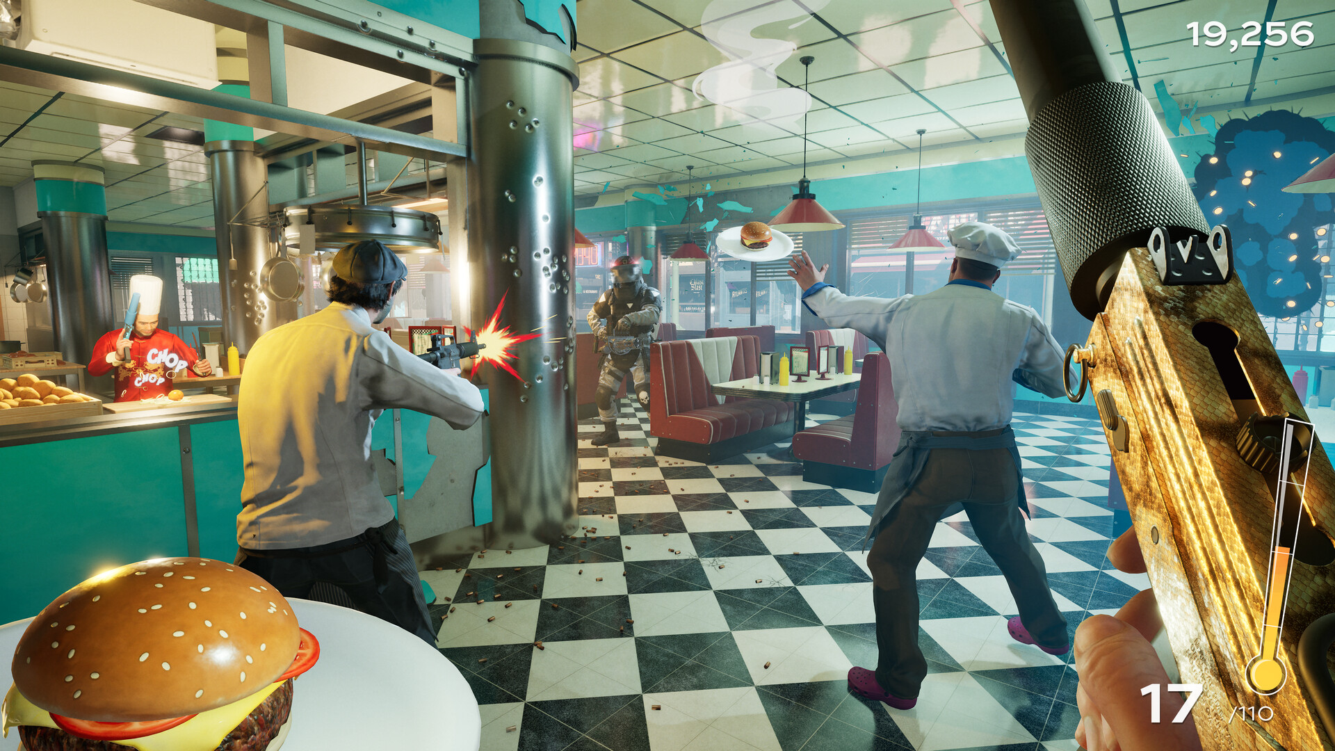 Mayhem à la Carte: Skurriler Mix aus Kochsimulation und Koop-Shooter Screenshot