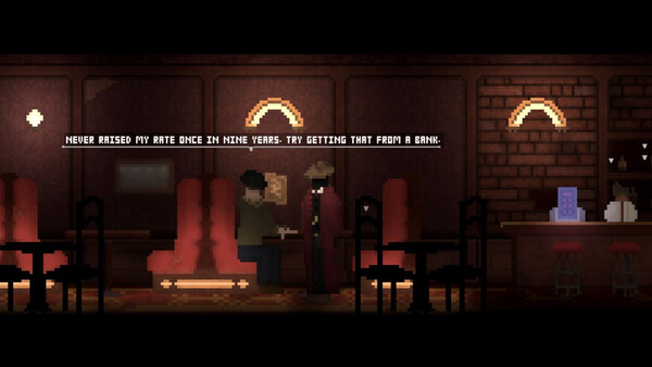 The Money Man: Dystopischer Noir auf Steam Screenshot 5