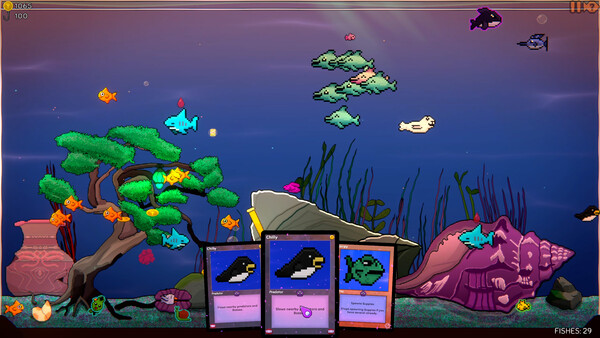 Loopquarium: Aquarium-Roguelite mit Deckbau angekündigt Screenshot 7