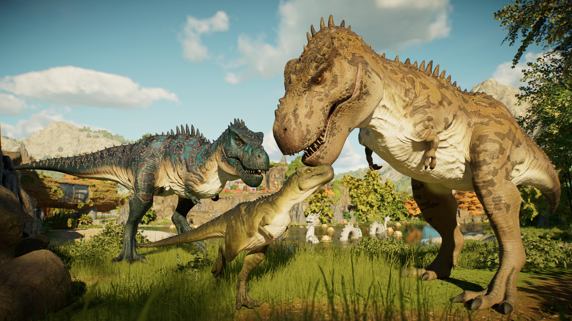 Jurassic World Evolution 3: Tarbosaurus greift im neuen DLC an Screenshot