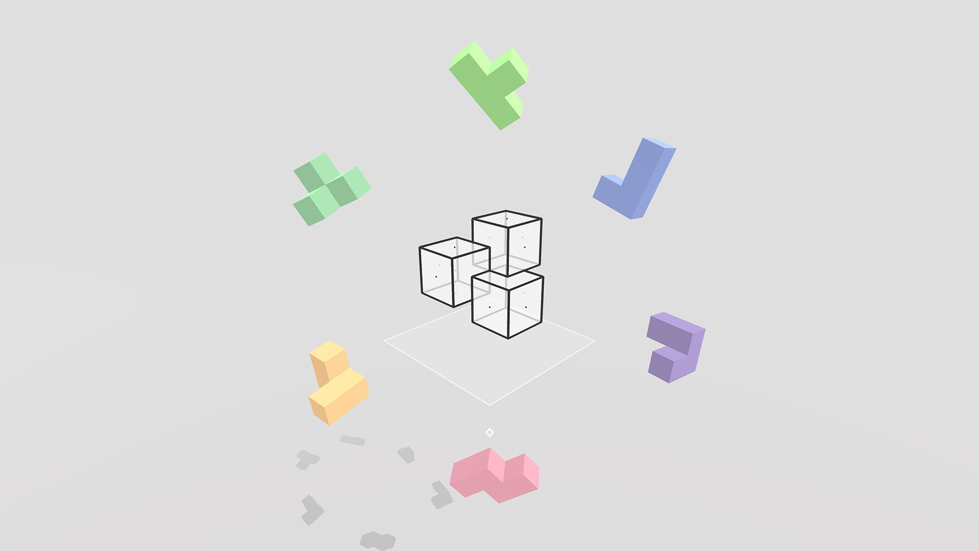 Cubism: Minimalistischer XR-Puzzler erscheint für Steam Frame Screenshot