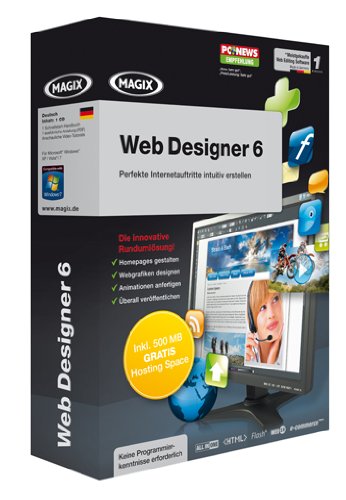 Magix Web Designer 6 Review Bild Magix Web Designer 6 Review Screenshot Magix Web Designer 6 Review Foto