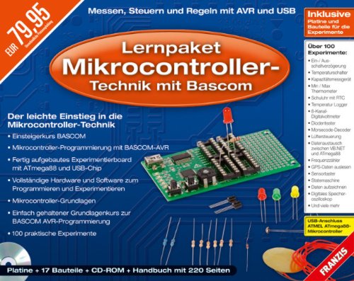 Lernpaket Mikrocontroller-Technik mit Bascom Review Bild Lernpaket Mikrocontroller-Technik mit Bascom Review Screenshot Lernpaket Mikrocontroller-Technik mit Bascom Review Foto